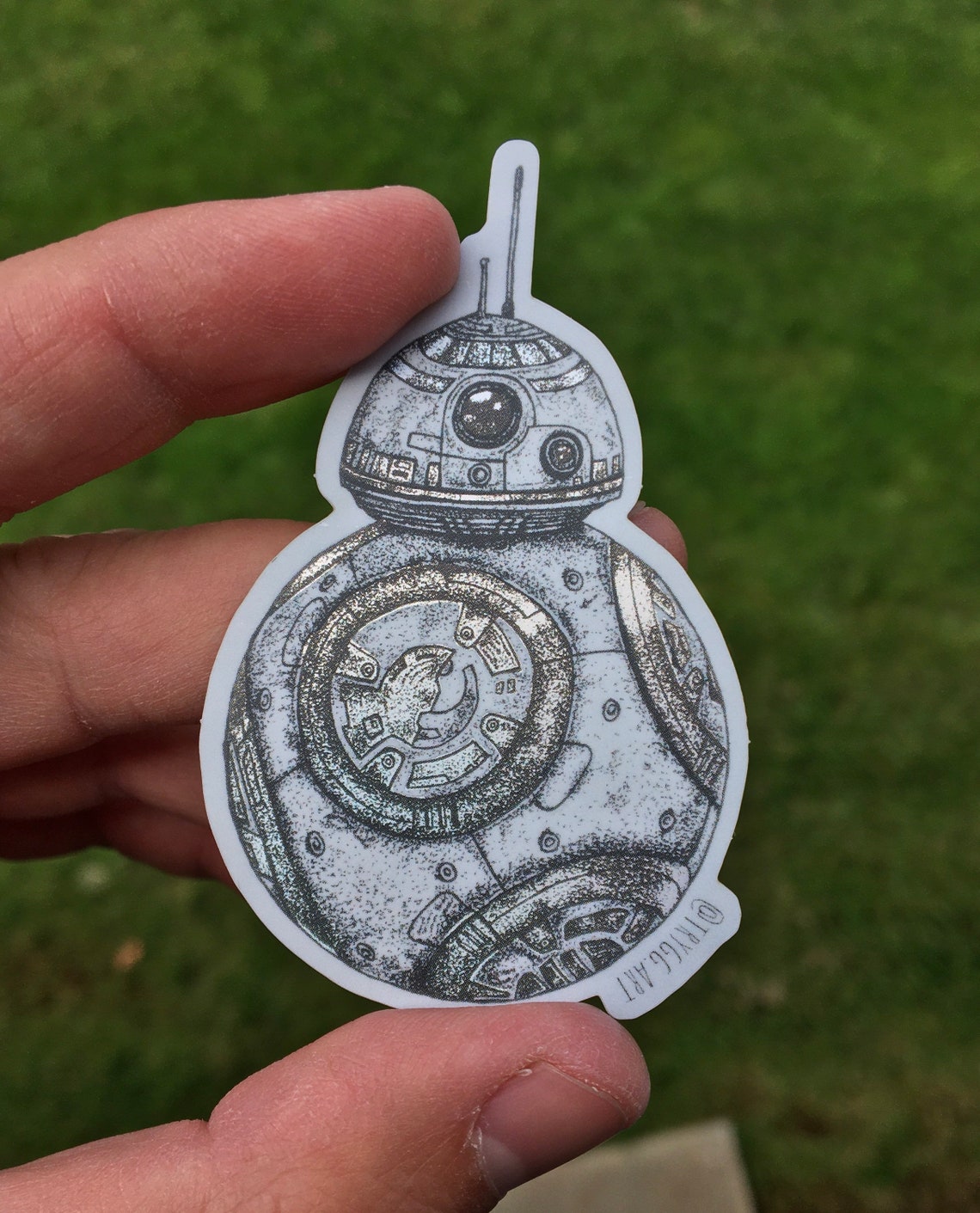 BB-8 | Holographic/matte Sticker | Star Wars - Etsy