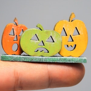 Miniature Dollhouse Pumpkin Fall Halloween Mini Home Decor 1:12 Scale