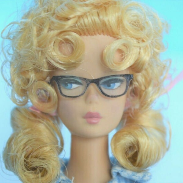 Doll Eyeglasses Black Pink Blue Handmade Doll Accessory