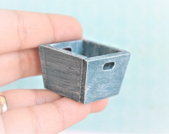 Dollhouse Miniature Storage Container Box 1:12 Scale