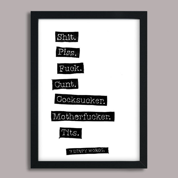 What Are 7 Dirty Words? , Seven Dirty Words – FCZFOX