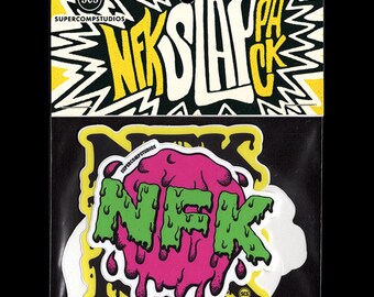 NFK SlapPack Sticker Pack | 4 vinyl stickers, die-cut sticker, illustration, vinyl, sticker art