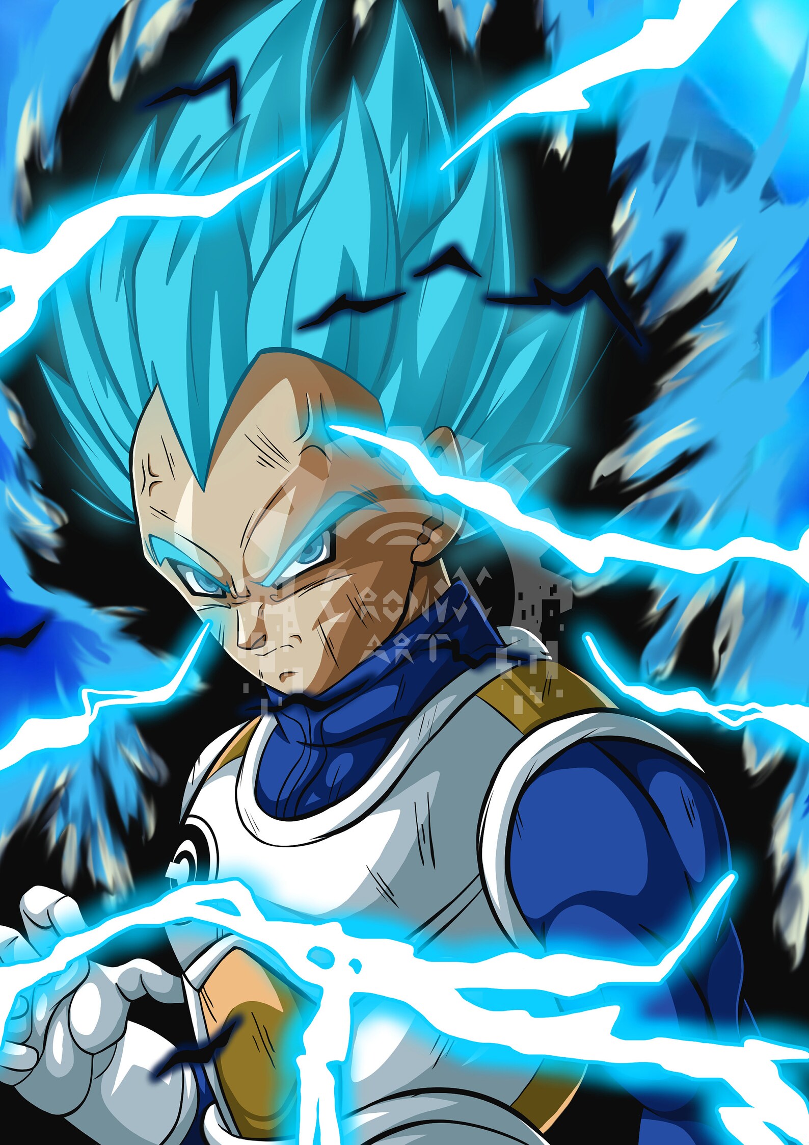Evil Embrace Super Saiyan God Super Saiyan Vegeta Controlled - Etsy