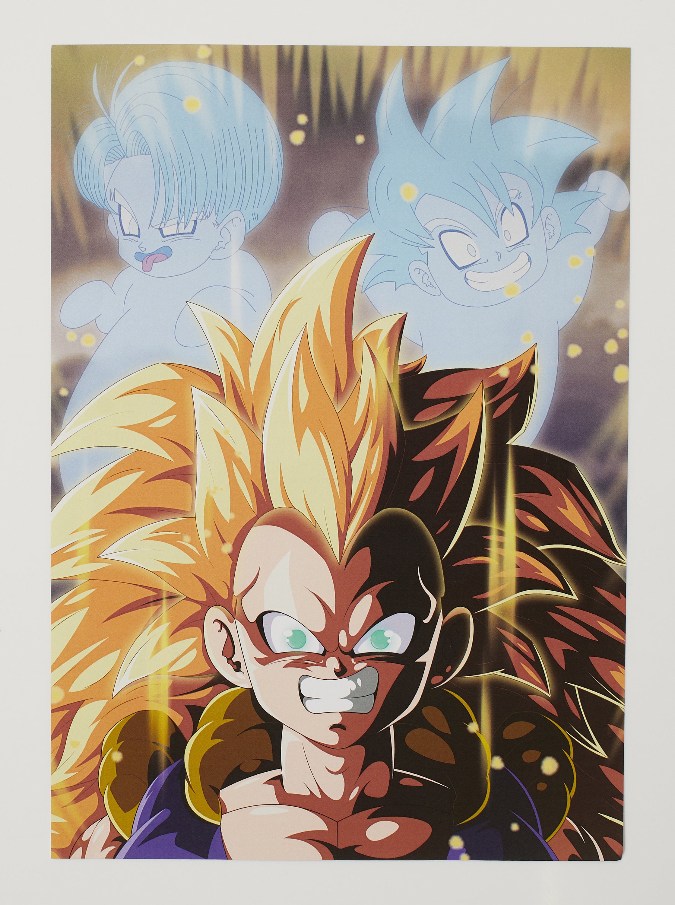 Ultimate Fusions Vegito Blue & Gogeta Blue (Dokkan Battle 5th  Anniversary)/DragonBall Poster A4