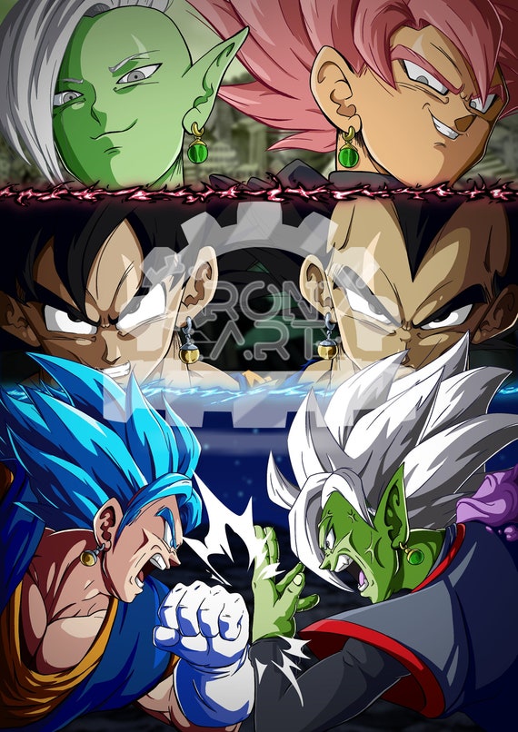 Vegetto Super Saiyajin Blue - Vegito DBZ Poster for Sale by Art