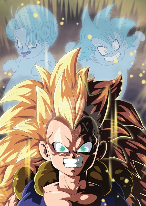 Goku Super Saiyan 3 Manga - Goku - Posters and Art Prints