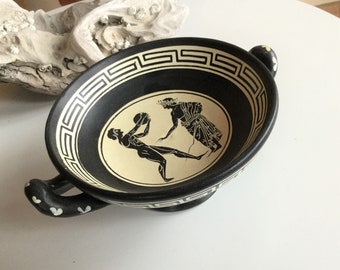 Museum of Olympia Greek Pottery Kylix ~ No. 220 &quot;Athletes&quot;