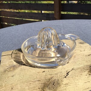 Old Glass Juicer ~ Unbranded
