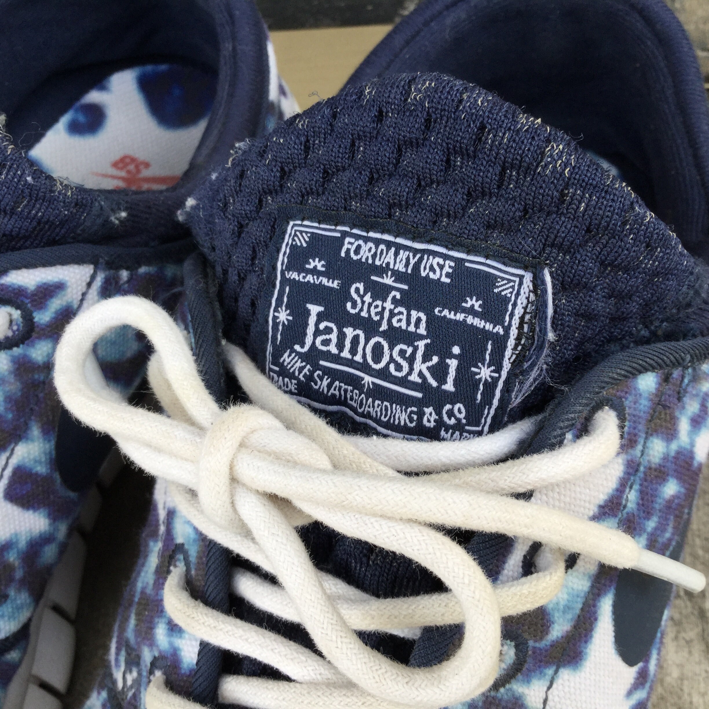 Nike Stefan Janoski Skate Shoes Size 8 Tie Dye Stars Nike SB Air