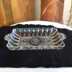 Vintage Glass Trinket Dish