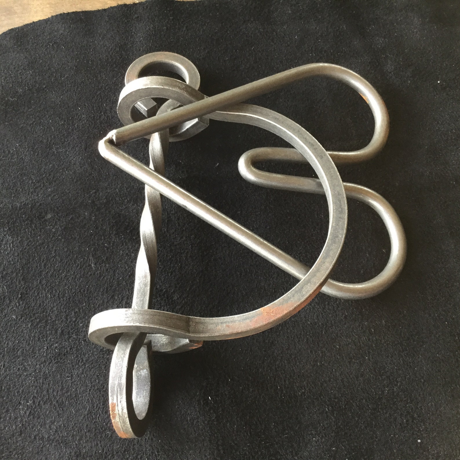 Iron Heart Puzzle / AKA Heart Attack Metal Puzzle Etsy