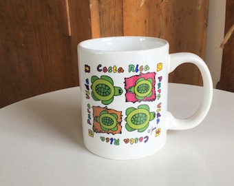 Costa Rica Souvenir Mug with Turtles