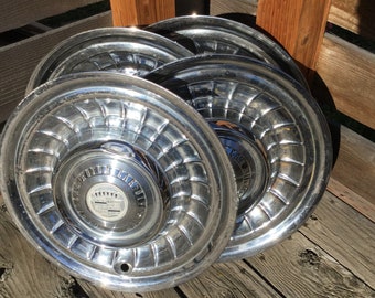 Set/4 16" 1958 Cadillac Wheel Covers