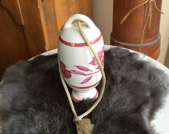 Mangiatoia Colibrì Vetro Soffiato Awa Nest - Cuore 71ml Con Gancio