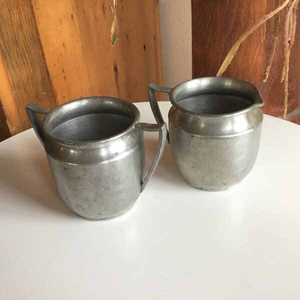 Antique Cream Sugar Etsy