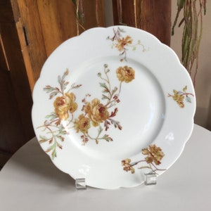 Haviland Schleiger #1154G Old Blackberry Scalloped 8.5&quot; Luncheon Plate ~ Limoges, France