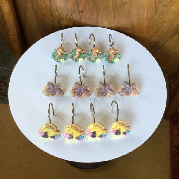 Resin Shower Curtain Hooks Etsy