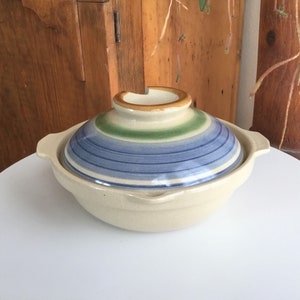 Vintage Zakka Japan Donabe Hot Pot with Instructions