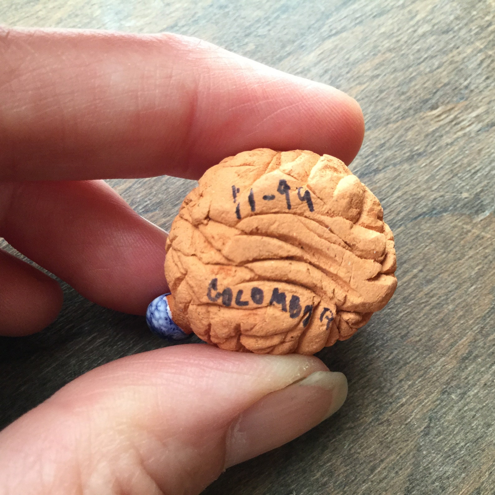 Pequeño pájaro de arcilla de hecho colombiano Etsy