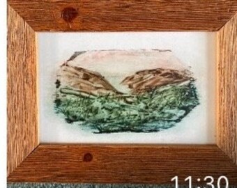 Original Framed Encaustic Artwork “ High Tide in the Gannel “