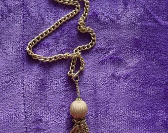 Vintage Tassel Pendant on Chain