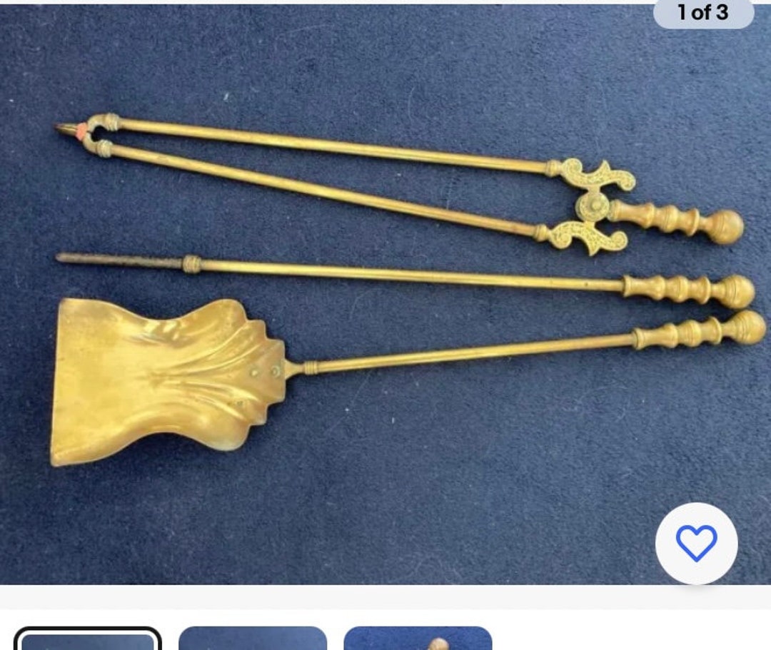 Set of Victorian Fire Irons Etsy