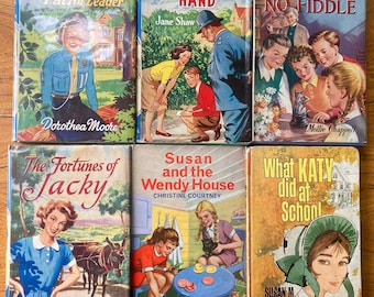 Seven Girls Classic Books 1960’s Hardbacks