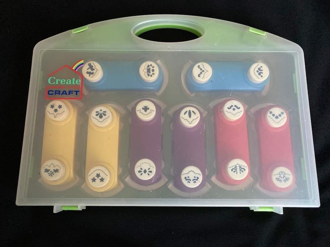 Craft Punch Set Paper Craft Metal Stamps - Etsy