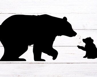 Daddy Bear Svg Etsy