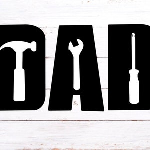 Vader tools Vader dag SVG bestanden voor Cricut papa papa hamer moersleutel schroevendraaier vader vaders geweldig voor het ontwerp kleding borden kaarten