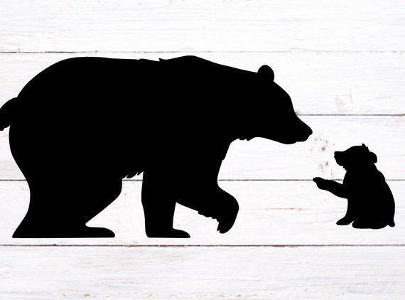 Download Papa And Baby Bear Svg Mothers Day Daddys First Fathers Day Etsy