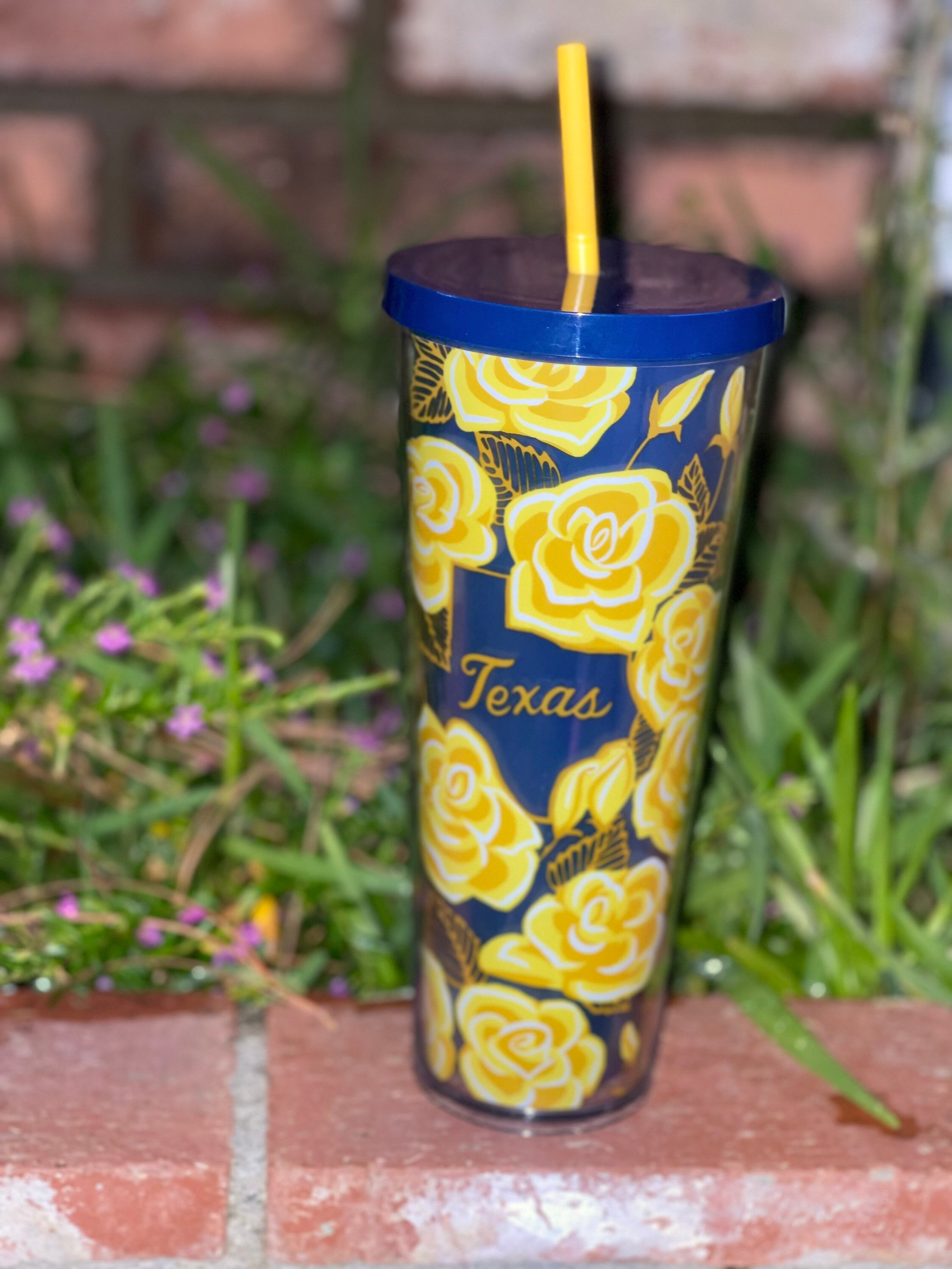 Starbucks Texas Yellow Rose Collectible Cold Cup Etsy