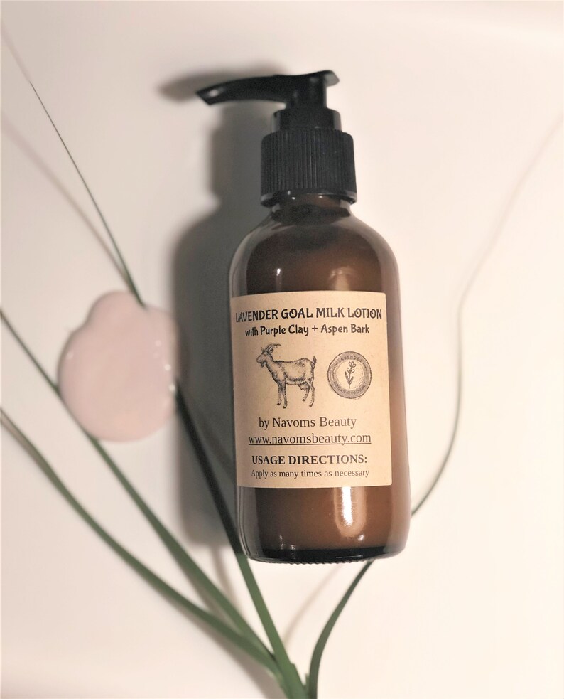 Organic Goat Milk Lotion with Brazilian Purple Clay Aspen Etsy