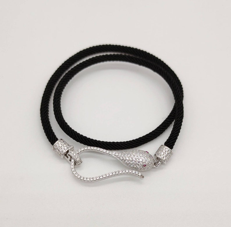 Women/'s bracelet Cordon Silver 925 two rounds bracelet snake silver bracelet love gifts for women jewelry trend charms Bracelet Women