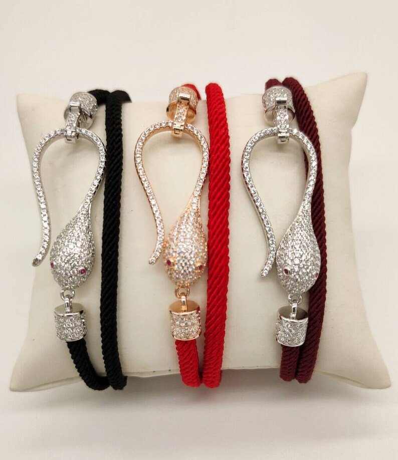 Women/'s bracelet Cordon Silver 925 two rounds bracelet snake silver bracelet love gifts for women jewelry trend charms Bracelet Women