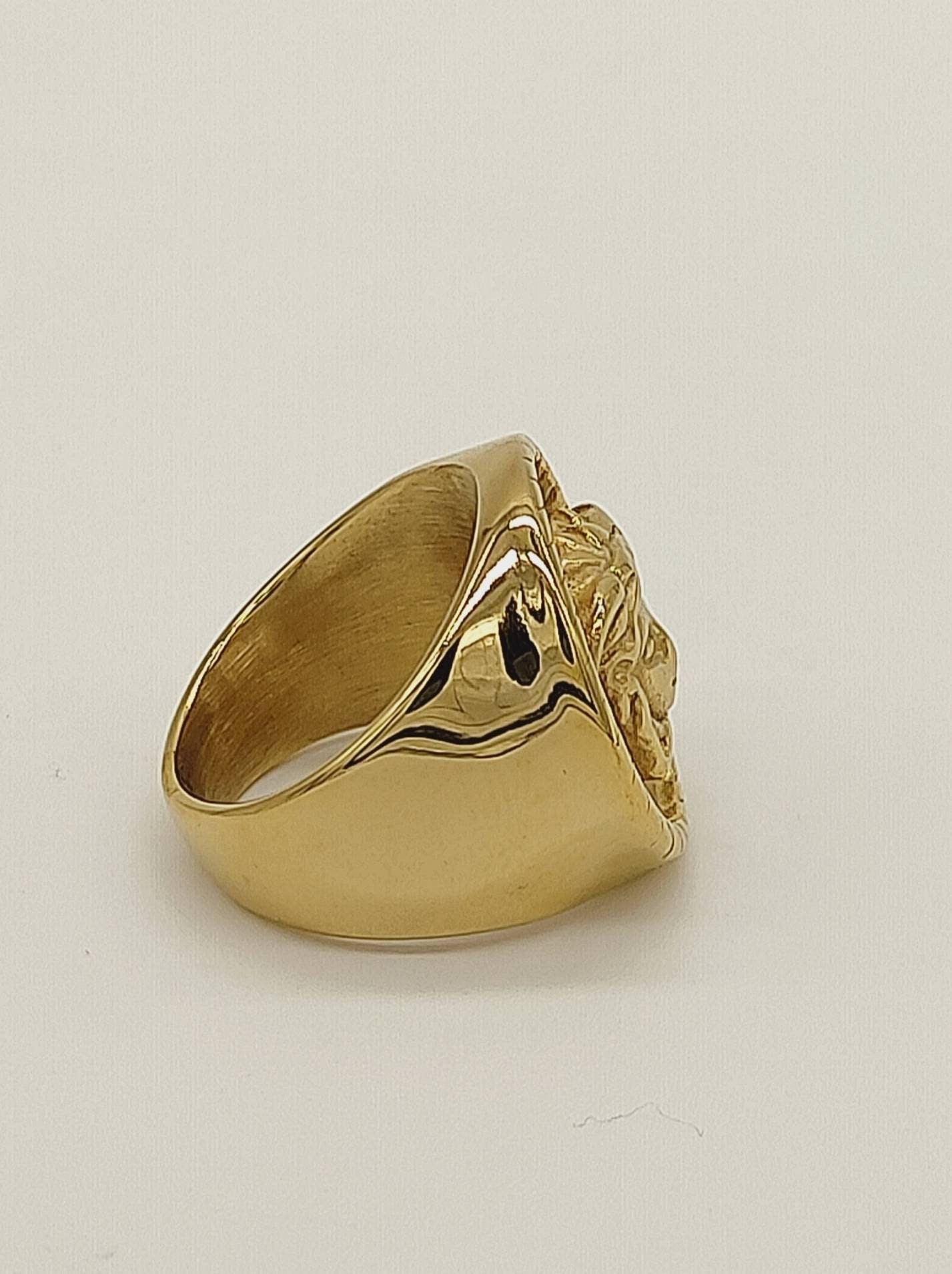 medusa ring 18k