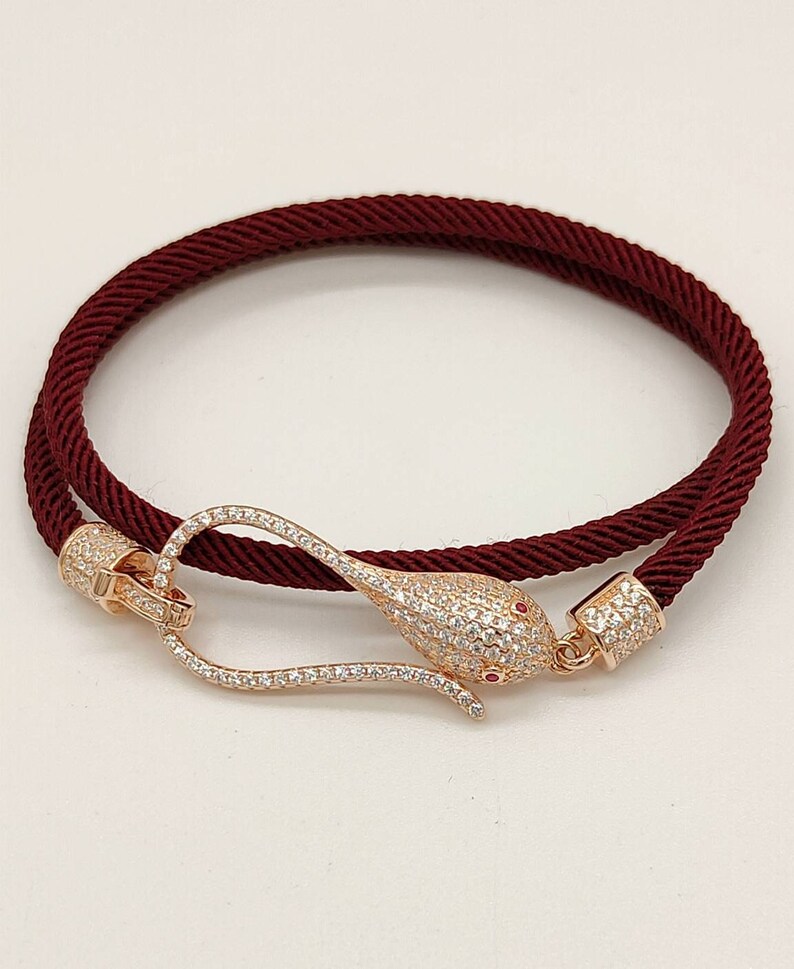 Women/'s bracelet Cordon Silver 925 two rounds bracelet snake silver bracelet love gifts for women jewelry trend charms Bracelet Women