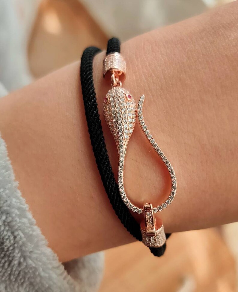 Women/'s bracelet Cordon Silver 925 two rounds bracelet snake silver bracelet love gifts for women jewelry trend charms Bracelet Women