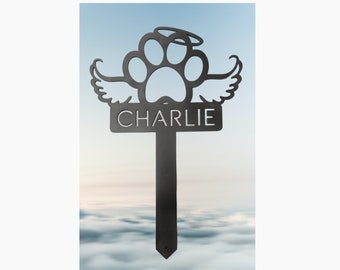 Paw Angel Stake | Dog/Cat Memorial Marker