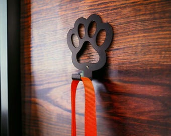 Paw Leash Holder | Metal Hooks for Leash and Collars | Dog, Cat, Pet Accessory Organizer