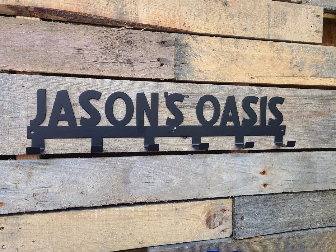 CUSTOM Lettering Hooks Towel Hooks Pool/hot Tub/bathing Suit Holder - Etsy