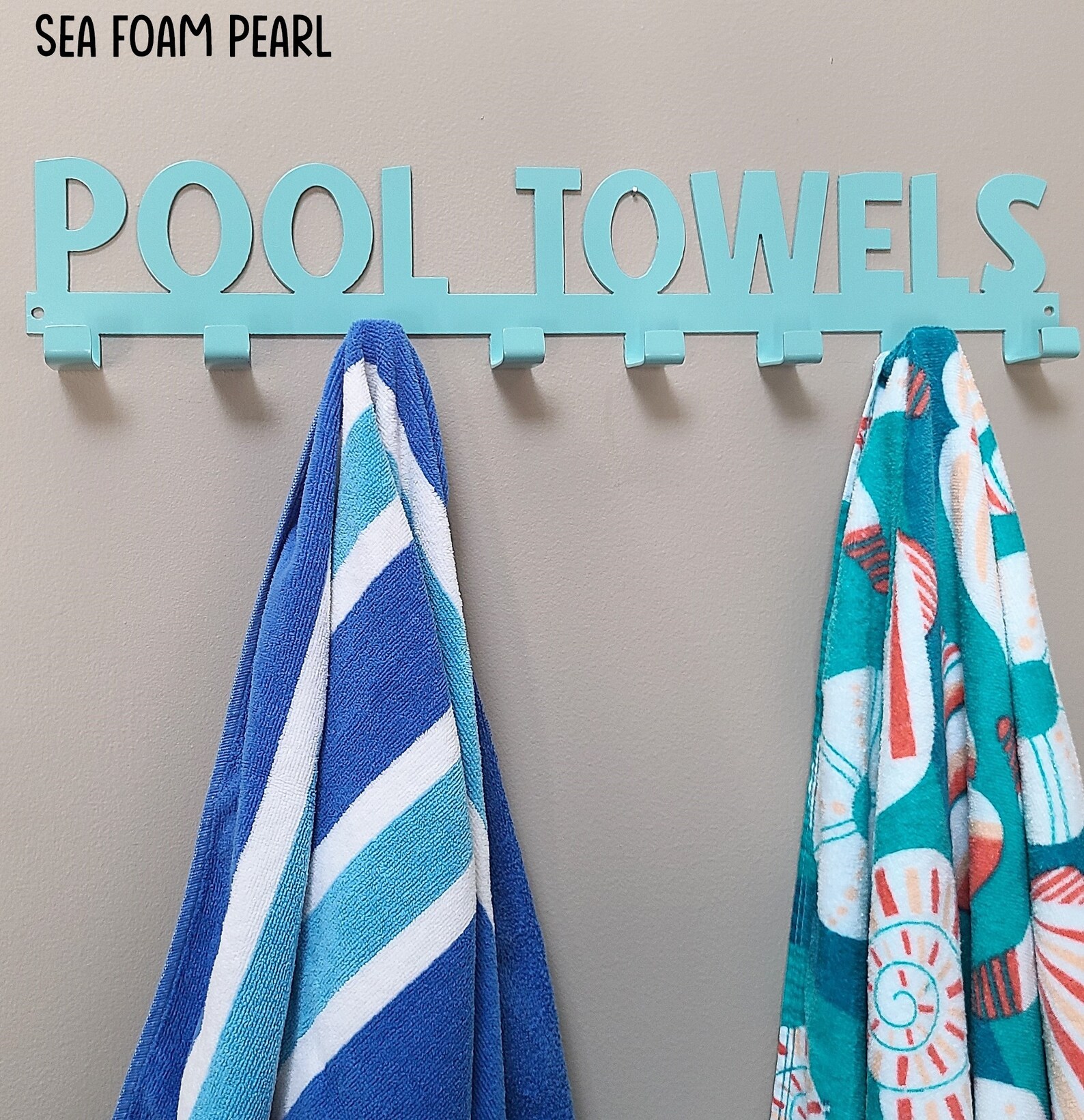 Pool Towel Hooks/Metal Towel HangerLarge Version/10Hooks Etsy