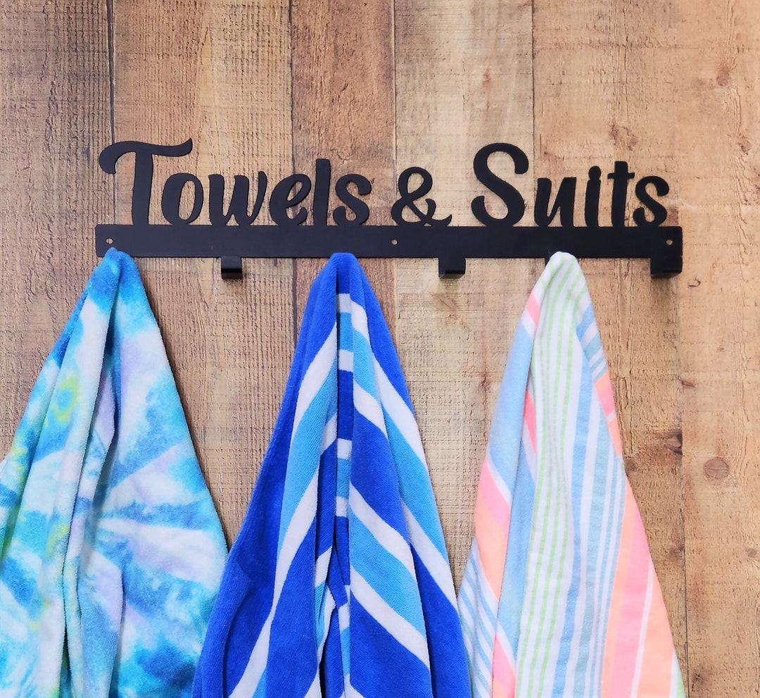 TOWELS & SUITS Pool Towel Hooks Swimsuit Hanger/rack Etsy