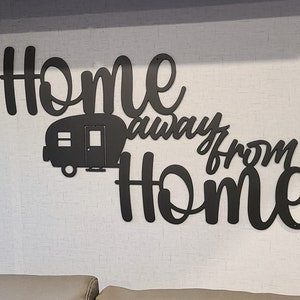 Home Away From Home | Metal Sign | Camper RV Decor