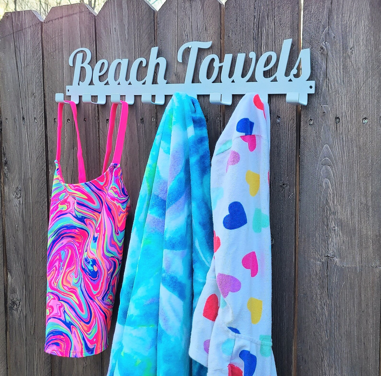 Beach Towels Hooks/metal Towel Hanger Etsy