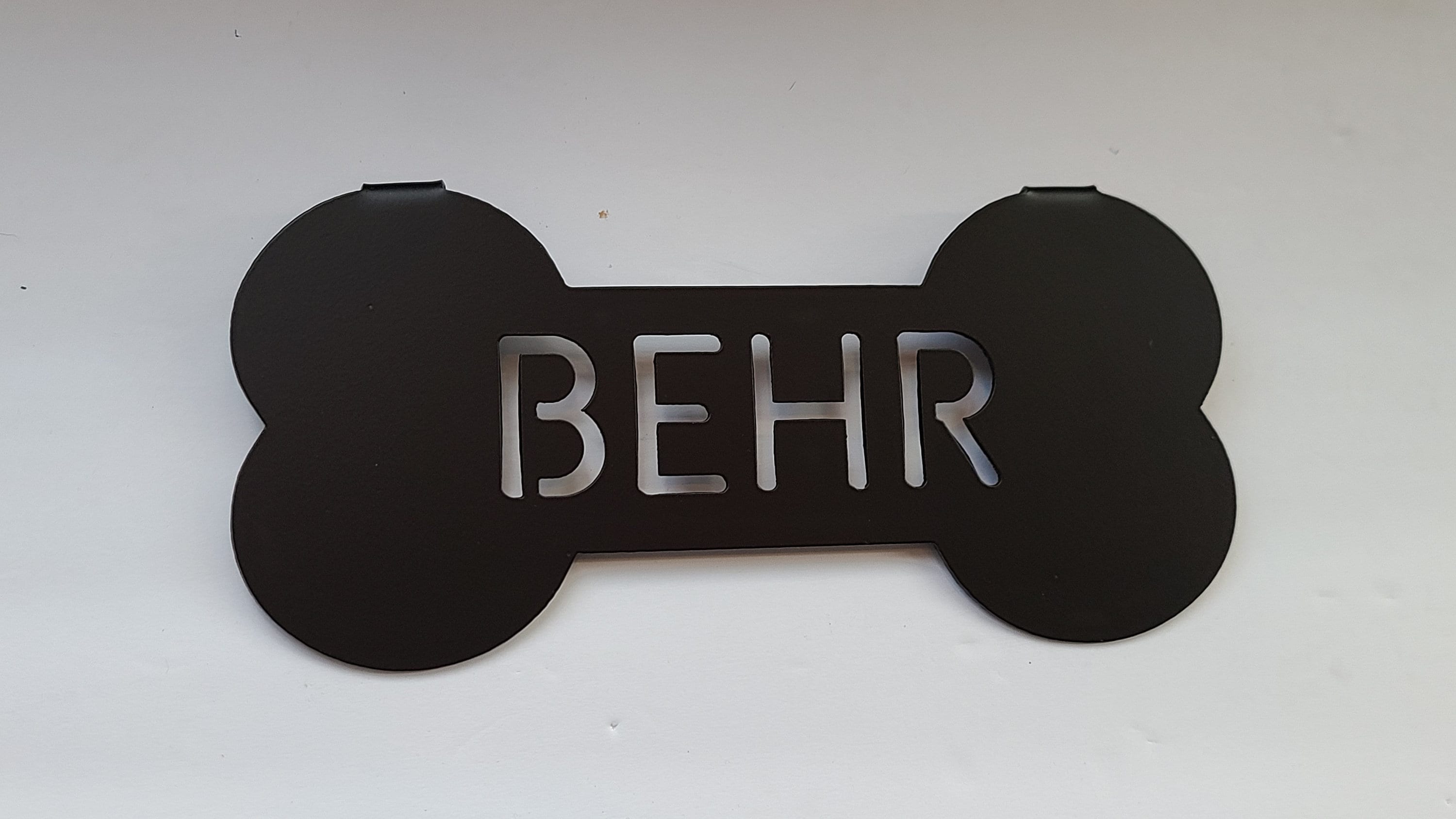 Dog Crate Name Tag Pet Cage Tag Boneshaped Name Sign Etsy Singapore