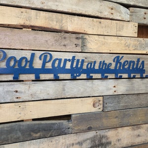 CUSTOM Lettering Hooks Towel Hooks Pool/hot Tub/bathing Suit Holder - Etsy