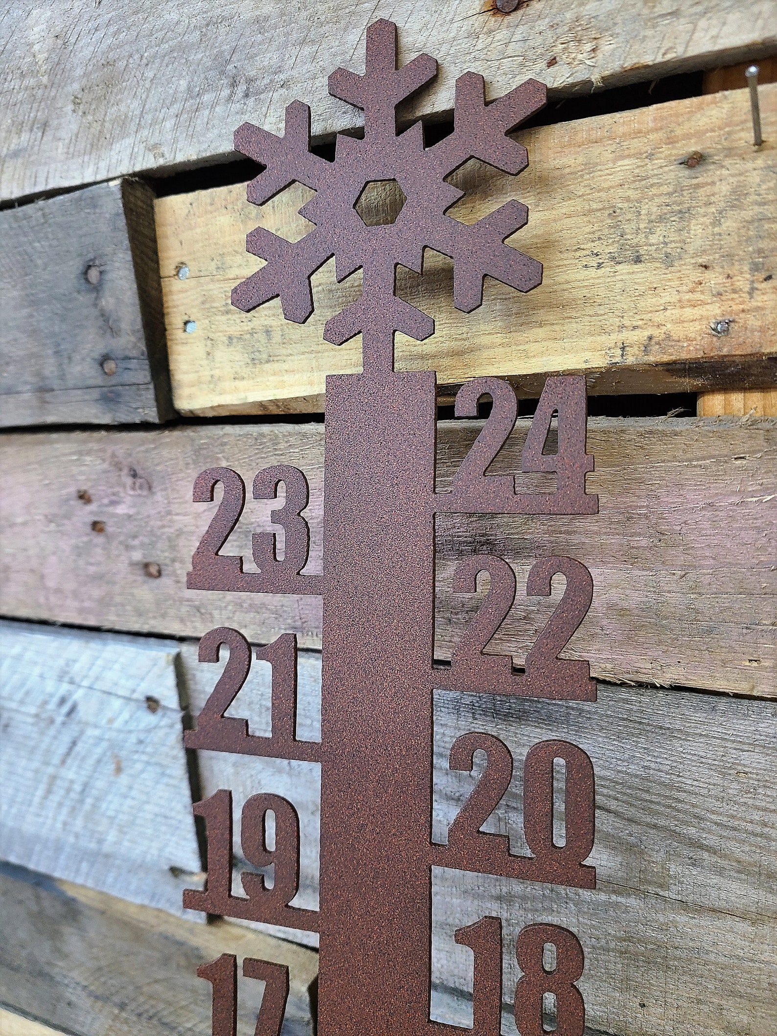 Snowflake Metal Snow Ruler/snow Gauge Snow Tracker Snow - Etsy