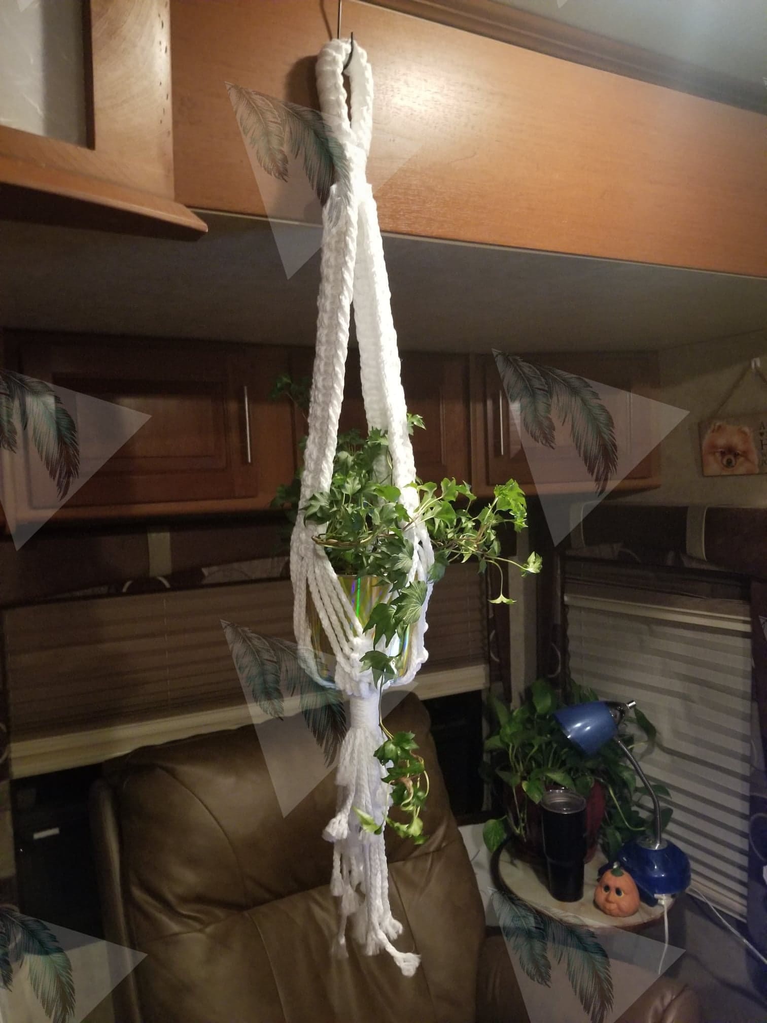 Braided Plant Hanger Etsy