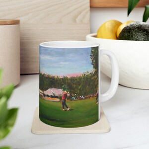 Golfers gift  Golf Coffee Mug  Coffee Mug for Golfer  Dad Golf Gift  Father’s Day Gift for Golf Dad  Golf Gift for Him  Golf Art Print